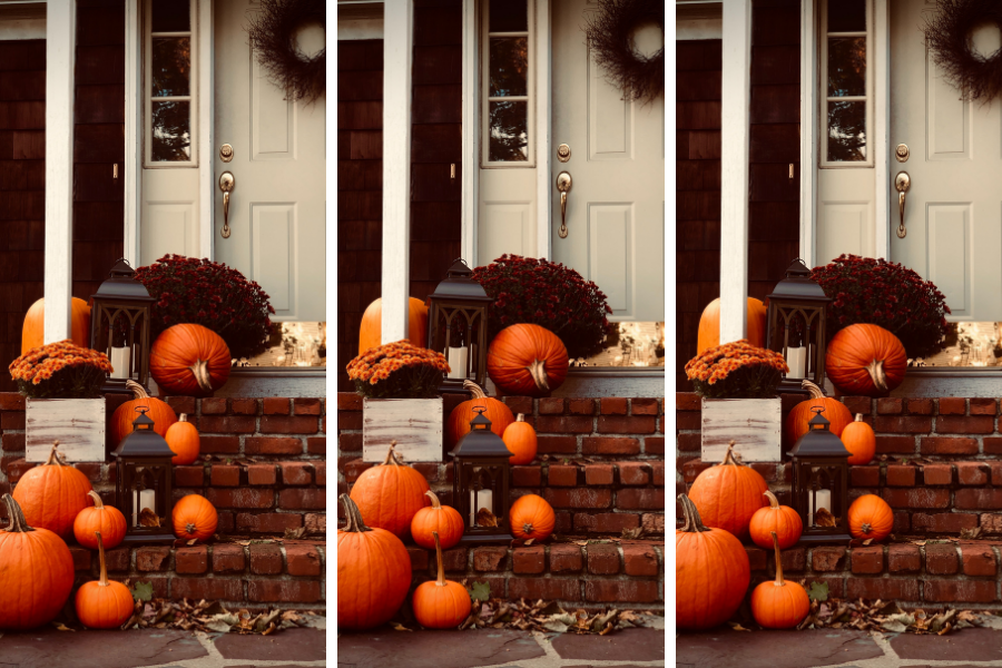 diy fall porch decor